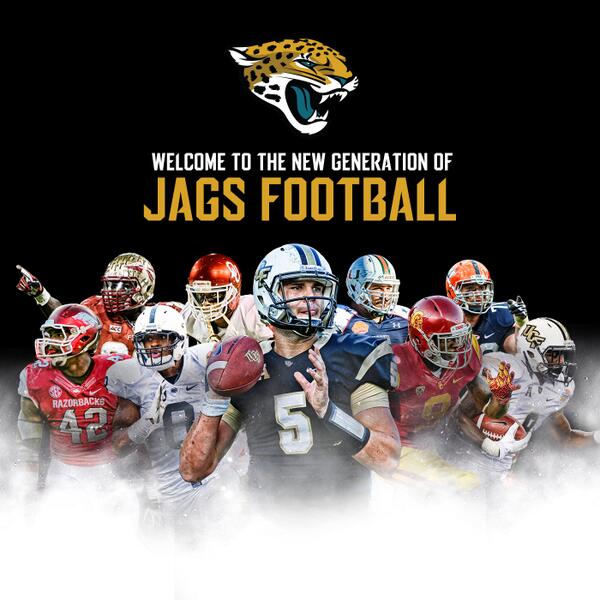 jagdrummer's tweet photo. HAIL CALDWELL RT @jaguars: Guess you could say it's been a busy couple of days at The 'Bank! #JAXDraft14 http://t.co/zpjnHREFKZ