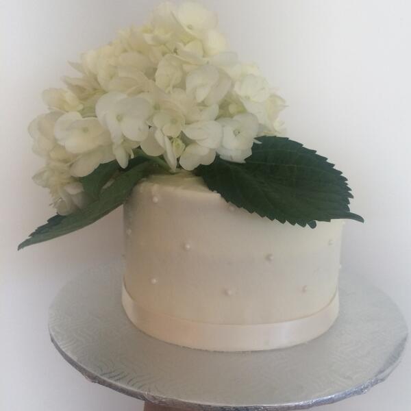 Hydrangea Mother's Day cake! I hope all the moms who received their cake enjoyed!