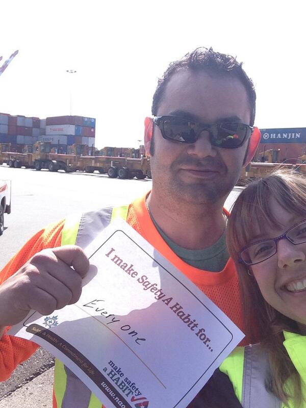 #selfie #MakeSafetyAHabit #everyone #NAOSHWeek #ILWU505 #BCMEA #safety #Maher