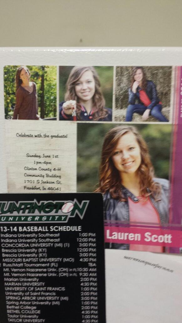 Rutledge11's tweet photo. Shout out to @lauren_831 making her debut on the fridge! #graduatingseniors http://t.co/nHC9EVhPFJ