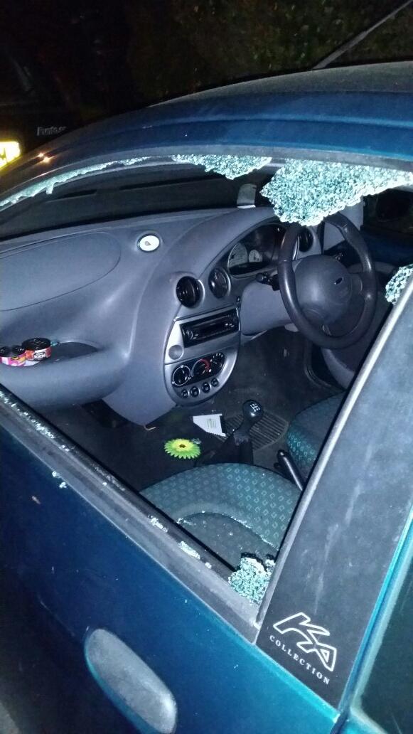 nessforbes's tweet photo. My car got broken into #wanttocry http://t.co/yojhDVekjo