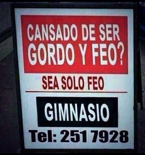 sebastian_gray's tweet photo. Cansado de ser gordo y feo? http://t.co/mmr6U0nbhx