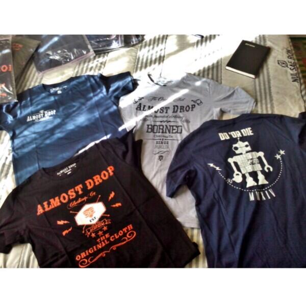 AlmostDrop's tweet image. bahan kami terbuat dari catton combed 30s standar distro, yang memiliki sifat dingin/adem saat di pakai, yuk cobain!