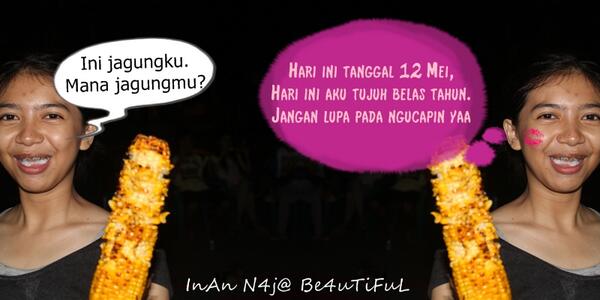 HBD ya :D RT <a href="/SpecialOne_sma1/">XII IPS 1</a>: Selamat Ulang tahun inan naja beautiful :*