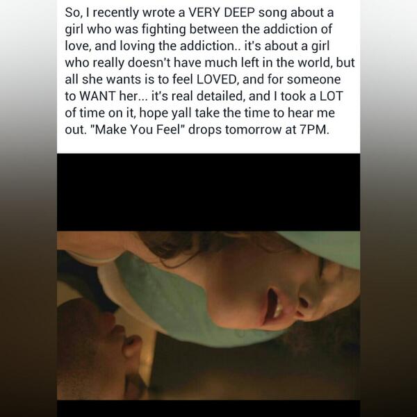 Phora On Twitter My New Music Video Make You Feel Drops Tomorrow At 7pm Hope Yall Ready For It My Best Video Yet Http T Co Yyxirui6sh Phora love quotes for instagram. 7pm hope yall ready