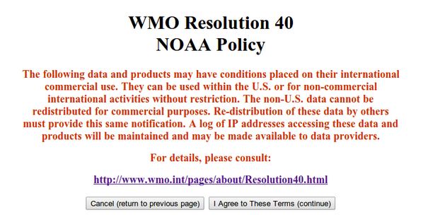 OpenMeteo's tweet photo. WMO Resolution 40 is creating an unfair market. You better be an US company for working on weather. http://t.co/G0fzzS3NkA