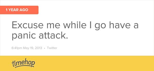 rebekahmalieb's tweet image. Funny how one year later I had this exact thought this morning! #notthatfunny timehop.com/c/t:3362502889…