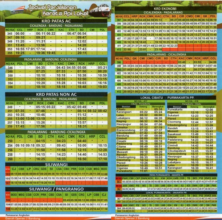Railfans Bandung в Twitter Jadwal Ka Lokal Bandung Raya