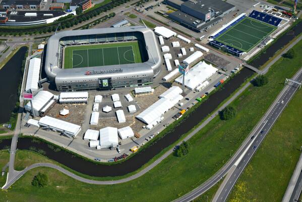 Hockey Park ligt er prachtig bij! <a href="/DenHaagWKHockey/">Den Haag WK Hockey </a> is ready! #trots #zinin @RHWC2014 <a href="/GreenFieldsTurf/">GreenFields</a> @rabohockey