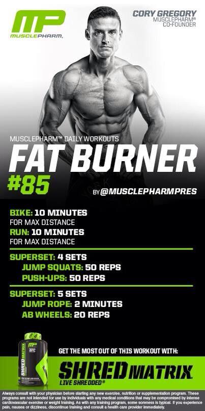 corygfitness's tweet image. Fat Burner #85 
Circuit Workout of the Day!
Brought 2uby @GNCLiveWell