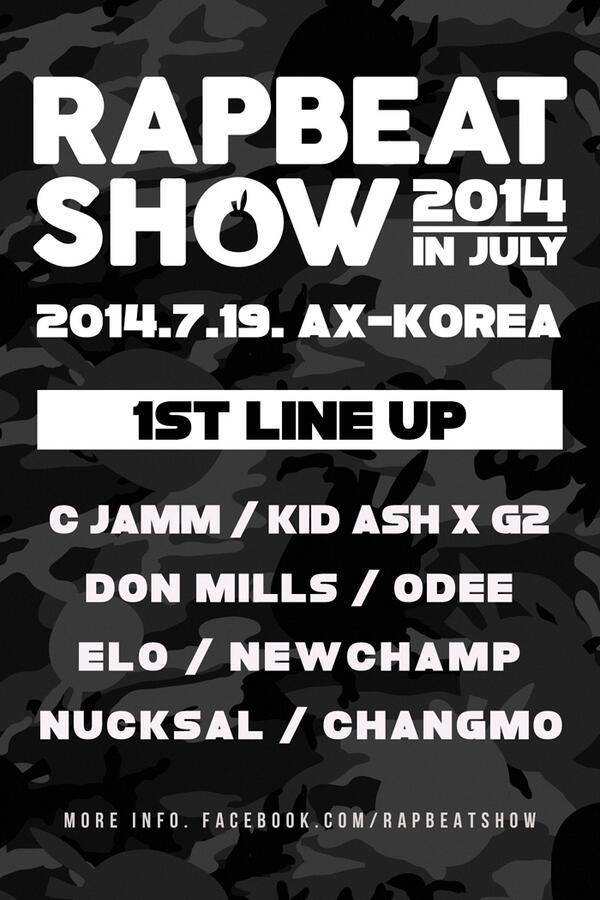 hiphopplaya's tweet photo. [Live] RAPBEAT SHOW 2014 (2014.07.19) 
http://t.co/ODXYyQNtGW http://t.co/aqIGpfrUXy