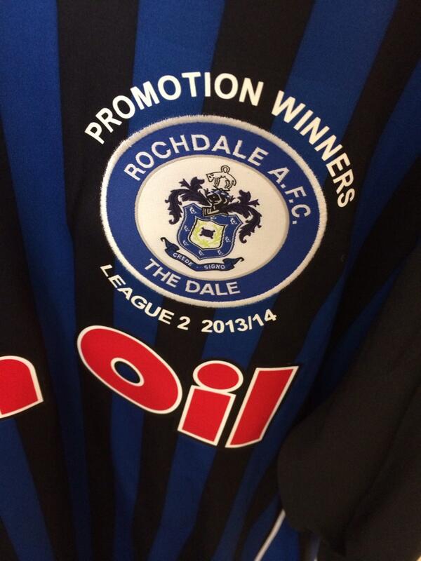 officiallydale's tweet photo. CLUB SHOP: Get your hands on these #PromotionWinners home shirts (£39.99). On sale now. Availability is limited. http://t.co/R0dI5eQRAE