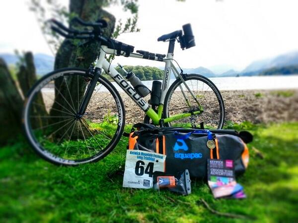 nuttysporter's tweet photo. Succesfull triathlon at the Keswick Mountain Festival with help from @aquapac #aquapacKMF @KeswickFestival http://t.co/h71bmWdtfb