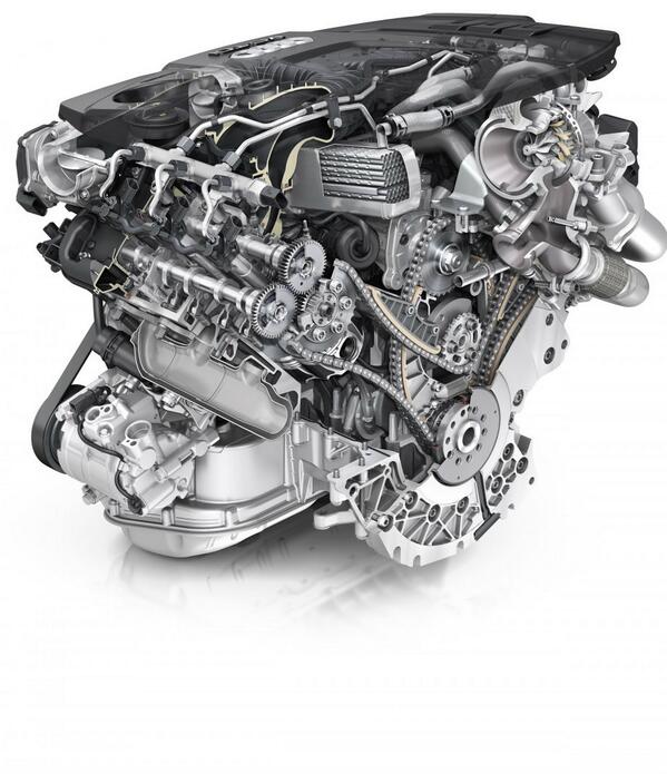 audispain's tweet photo. El nuevo V6 3.0 clean diesel, más potente (218 y 272 CV), un 13% más eficiente y clasificación #Euro6 #TDI http://t.co/VUj6EWYdbo