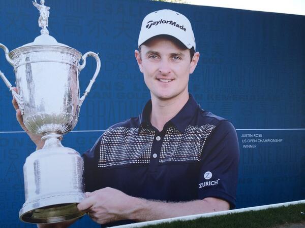 TaylorMadeTour's tweet photo. The US Open champ @justinrose99 is represented well on the boards here! #SLDRs http://t.co/PmYpEEdcO2