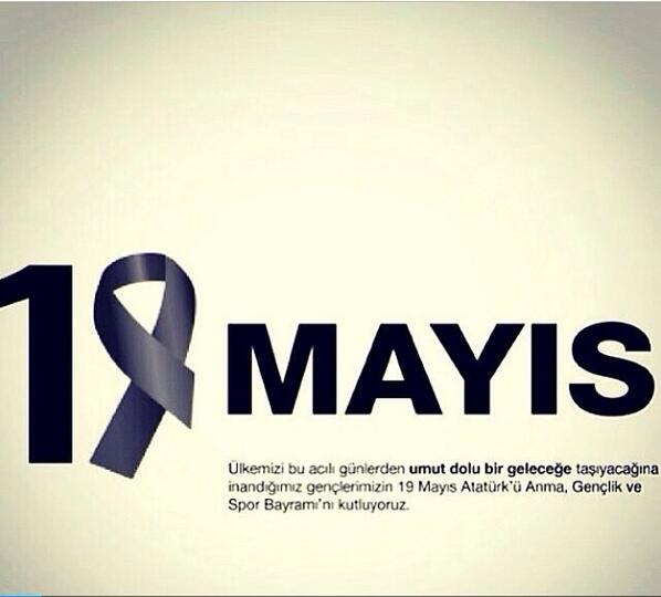 TÜM TÜRK MİLLETİNİN 19 MAYIS ATATÜRK'Ü ANMA GENÇLİK VE SPOR BAYRAMI KUTLU OLSUN.