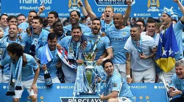 zucarrafabio's tweet photo. Manchester City Juara Liga Inggris 2014 http://t.co/XfJpX8Af82 http://t.co/dCXi2aEN71