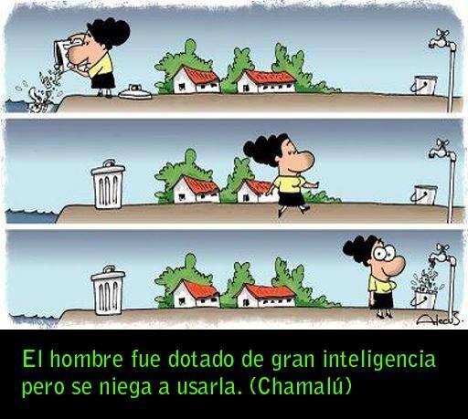 viquilassaga's tweet photo. "El hombre fue dotado de gran inteligencia, pero se niega a usarla... http://t.co/dEccbDHH1j" cuando entenderemos que todo lo que va vuelve!