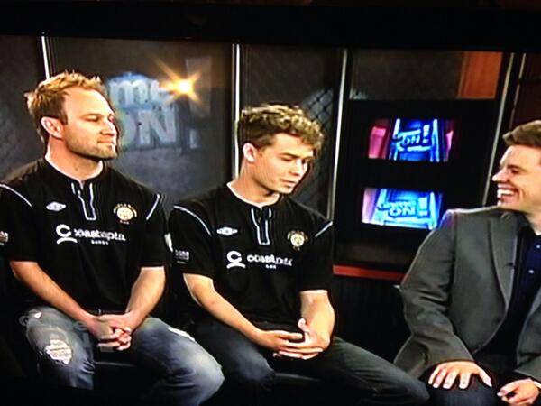 coreycarv's tweet photo. Funny. Spent the evening celebrating the @HighlandersFC tie. Come home to this coverage. #rooftop #notrelevant http://t.co/0JvbYRvpP9