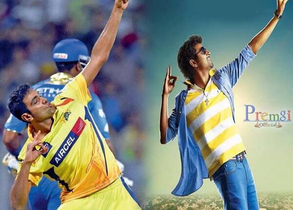 #CSK #Ashwin SUffering 4m The #MaanKarate B-) @ihansika @Siva_Kartikeyan !! #UPplRALovelyVirus \m/ #OpenTheTasmac B-)