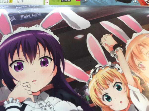 Tvアニメ ご注文はうさぎですか 現在発売中のアニメディア6月号には描き下ろしイラスト 佐倉さん 水瀬さん 種田さんのインタビュー Amp 撮り下ろし写真 さらには原作者koi先生の特別出張4コマと ごちうさ満載です 是非チェックして下さいね 宣伝