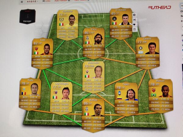 dat_builder_FUT's tweet image. My Squads #1: Serie A oldtimer squad    Total worth:
Ps3: 21.100
Xbox: 13.400
Pc: 17.900
