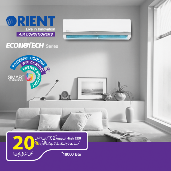 OrientPakistan's tweet photo. #Orient #EconotechSeries is one of the finest introduced technology its saves 20% of your overall energy. http://t.co/R8mdIBCix5
