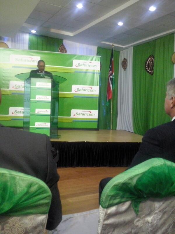 dx5ve's tweet image. Safaricom chairman takes to the stage #FYResults