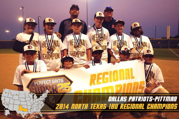 Congratulations to the 10u North Texas Champions, Dallas Patriots-Pittman! Way to #makeastatement!