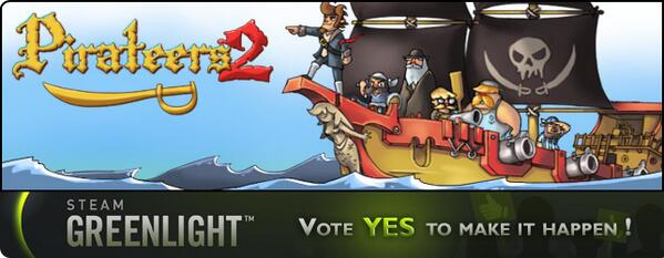 LabuGames's tweet image. Pirateers 2 is on Steam Greenlight: steamcommunity.com/sharedfiles/fi…. Support us by voting YES! and spread the word!