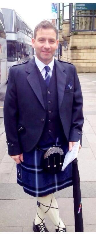 A very smart man modelling our Adults Accessories - Tie, pocket square &amp; flashes...