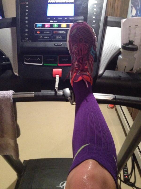 smithcrandall's tweet photo. Legs not quite 100% yet, but getting there w/a little @PROCompression help for today's 8 miles #marathonrecovery http://t.co/4zNaeZXmD1
