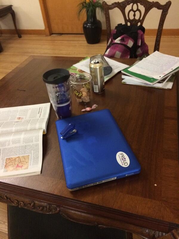 abbrooks16's tweet photo. Finals week = all nighters!! http://t.co/GLjvU2VU0Z