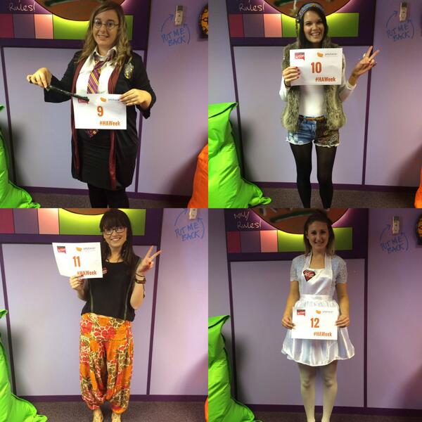 JellybeanAgency's tweet photo. Thanks for all the votes so far! Let us know if you think these 4 are worthy contenders! #HAWeek @HospAction  #Donate http://t.co/nDUfNvSzUQ