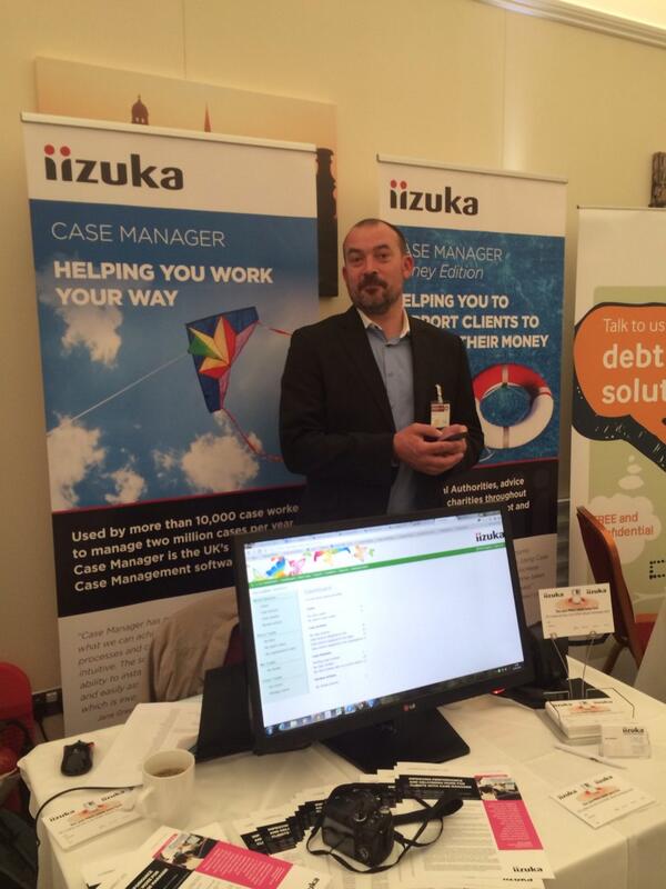 jdfcomms's tweet image. At the IMA conference with client  @iizukasoft talking to money advice agencies #IMA