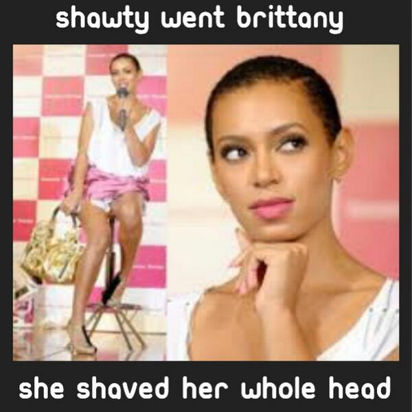 PropaGamma's tweet photo. #JayZ knows this is y she spazzed eveyone remember the song Venus vs Marz well it drop the same time she kut her hair http://t.co/2TGQlREcET