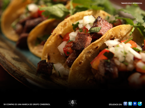 50Compas's tweet photo. Reinventamos uno de los iconos de nuestra cultura gastronómica. 

¡Visítanos en Terraza Santa Fe!

#tacosdeautor http://t.co/tEGDkhVUsa