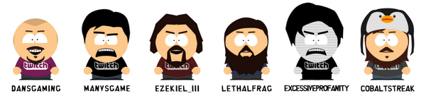 Julia_CaSsian's tweet photo. . @LethalFrag @MANvsGAME @Dansgaming @CodyHargreaves @Ezekiel_III @CobaltStreak I made South Park Twitch :D http://t.co/FM9THJz3tp