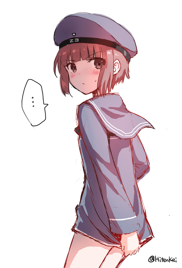 ぱんつ*?
#艦これ版深夜の真剣お絵描き60分一本勝負 