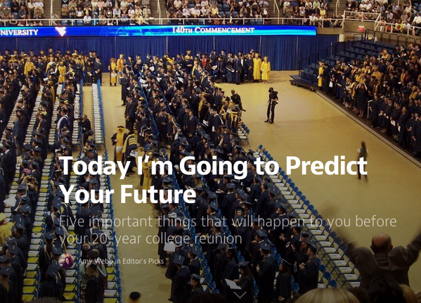 datalovestory's tweet photo. Amy Webb's commencement address at @WVUJournalism: Today I'm Going To Predict Your Future. http://t.co/CNEnz4lsdD http://t.co/pblpBwjqBl