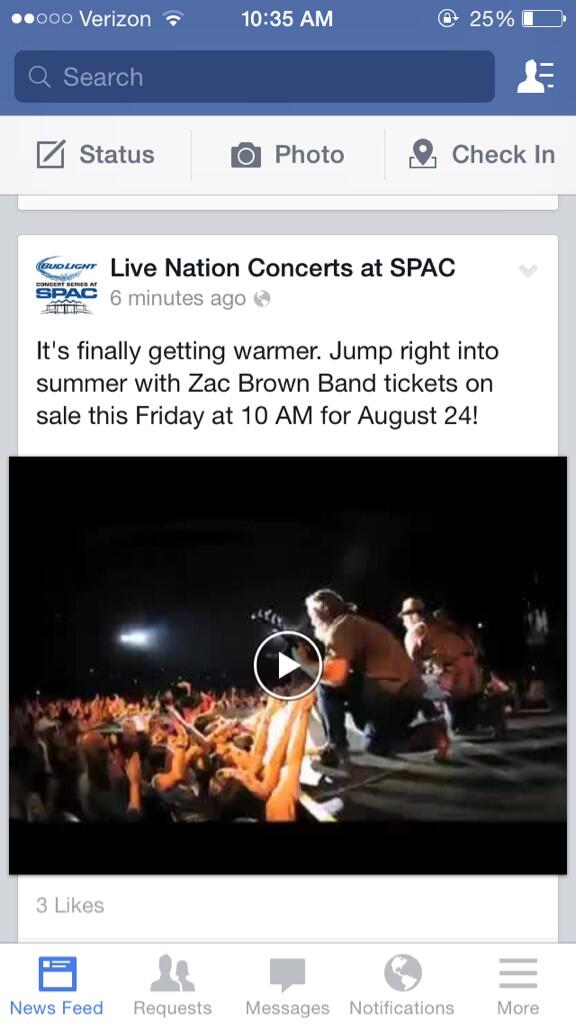 cermak19's tweet image. Prayers have been answered! See you on the 24th boys! @zacbrownband #SPACAttack #🍻 #🇺🇸