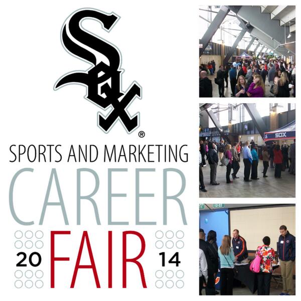 whitesox's tweet photo. The #WhiteSox are hosting the 2014 Sports &amp; Marketing Career Fair on 5/30! More info: http://t.co/bAUaEN4S7G http://t.co/IWyFIXZS9S