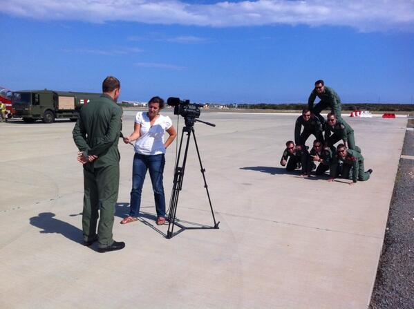 How to put someone off during a TV interview for @bfbs #bigkids