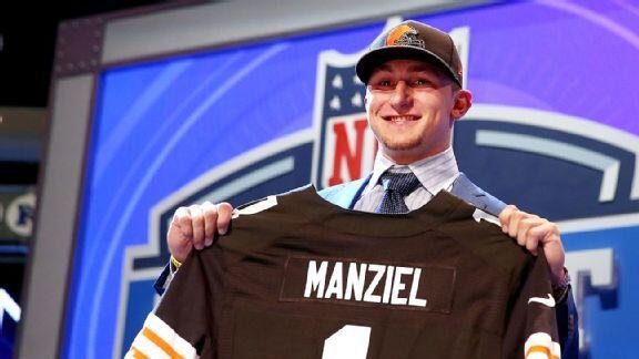 ESPNNFL's tweet image. The best-selling NFL jersey belongs to the @Browns’ new franchise QB » es.pn/1mRCleY