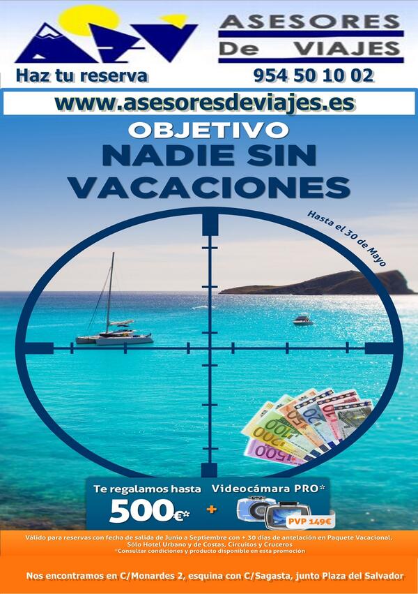 PRNetworkSCA's tweet photo. .@AsDViajes Preparate para nuestra campaña NADIE SIN VACACIONES
http://t.co/d9gGn5wPlr
Para q todos podáis disfrutar!
http://t.co/AjAWeq9YUA