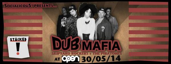 <a href="/StackedPromo/">Pete Warner</a>  presents : <a href="/Dub_Mafia/">Dub Mafia</a>, Skipyard Rockers and us on May 30th <a href="/jerrytye/">Jerry Tye</a> will be filming some of our set!