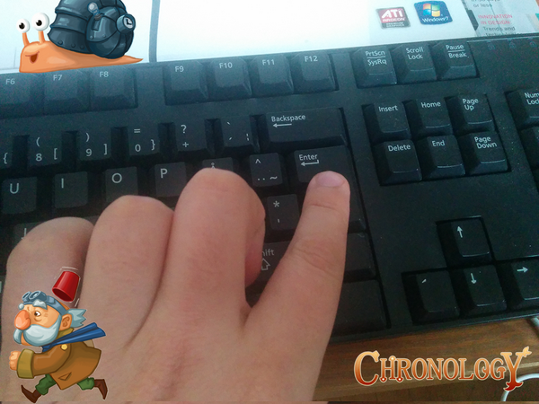 ChronologyGame's tweet photo. 3..2..1..@ChronologyGame is LIVE! The Inventor and Snail are in a hurry to http://t.co/CFLlO69r1A to welcome everyone http://t.co/CgWKD6XVJI