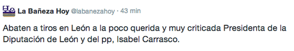 JotDownSpain's tweet photo. Titular de un periódico de León. Acojonante http://t.co/ujm8u4pns9
