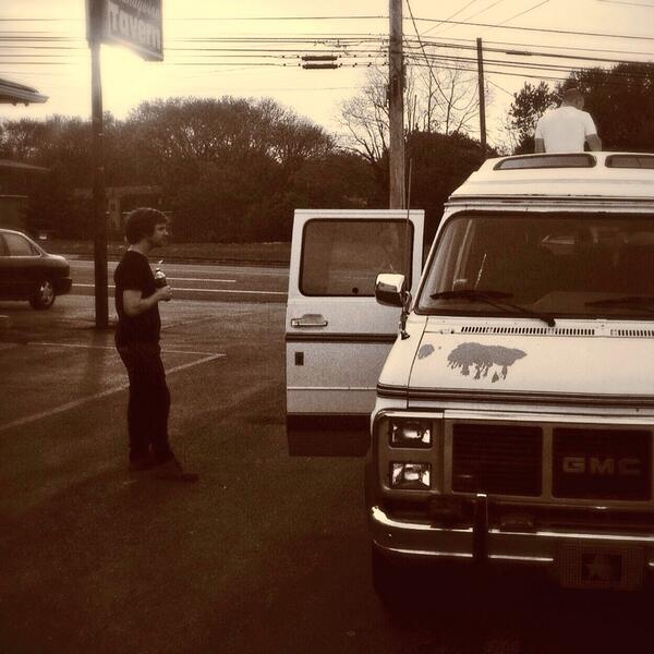 marathonband's tweet image. Paul and Zach in Delaware last Friday.
#blackandwhite #bandvan