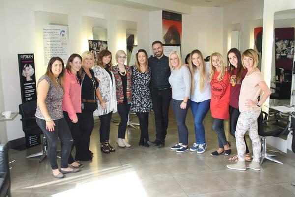 ColorcodeSalon's tweet image. We would like to say a massive thank you to Mr AJ Blackadder @andrewbartonTV for a fantastic day #redkenready